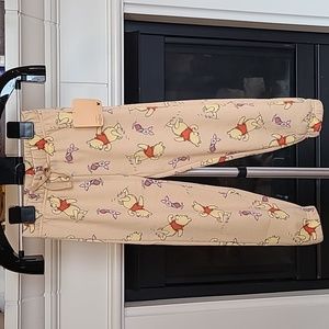 DISNEY WINNIE THE POOH SWEATPANTS SIZE 6 GIRLS YELLOW NWT